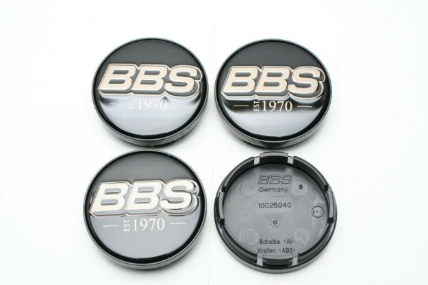 Picture of 4X BBS 56MM Caps Black with Black/Bronze Logo 10025040