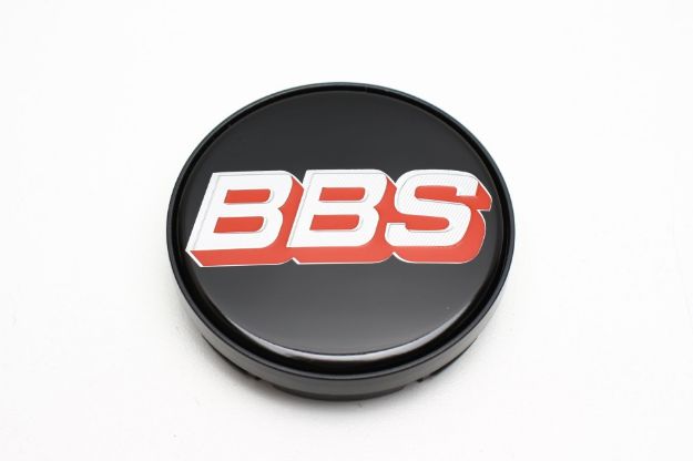 Picture of 1x BBS 56mm Cap Black with Silver/Red Logo 10025114