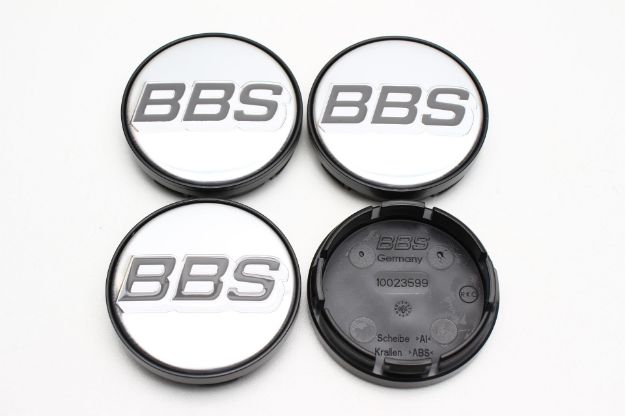Picture of 4x BBS 56mm Caps Chrome with Grey/Silver Logo 10023599