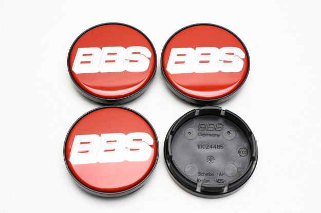 Picture of 4x BBS 56mm Caps Red with Silver Logo 10024485