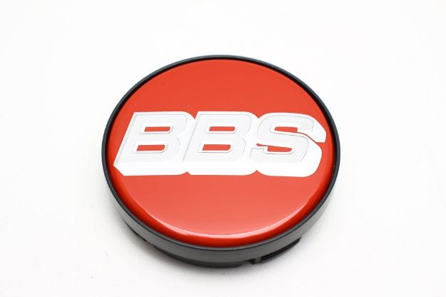 Picture of 1x BBS 56mm Cap Red with Silver Logo 10024485