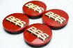 Picture of 4x BBS 56mm Caps Red with 3D Gold Logo 56.24.012