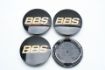 Picture of 4x BBS 70mm Caps Black with 3D Gold Logo 56.24.120