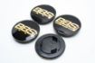 Picture of 4x BBS 80mm Caps Black with 3D Gold Logo 56.24.039