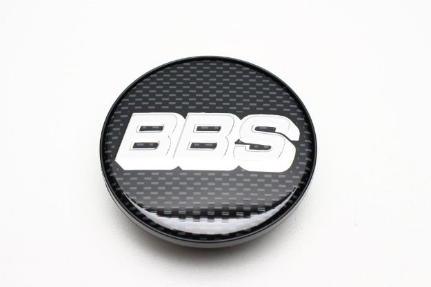 Picture of 1x BBS 64.5mm Cap Black with Silver Logo 09.24.704