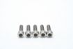 Picture of 5x Titanium Split Rim Bolts M7 x 24mm for BBS Wheels 