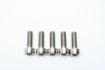 Picture of 5x Titanium Split Rim Bolts M7 x 24mm for BBS Wheels 