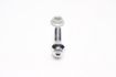 Picture of 1x Split Rim Chrome Bolt M7 x 32mm + Nut for BBS Wheels 