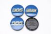 Picture of 4x BBS 56mm Caps Blue with 3D Gold Logo 56.24.012