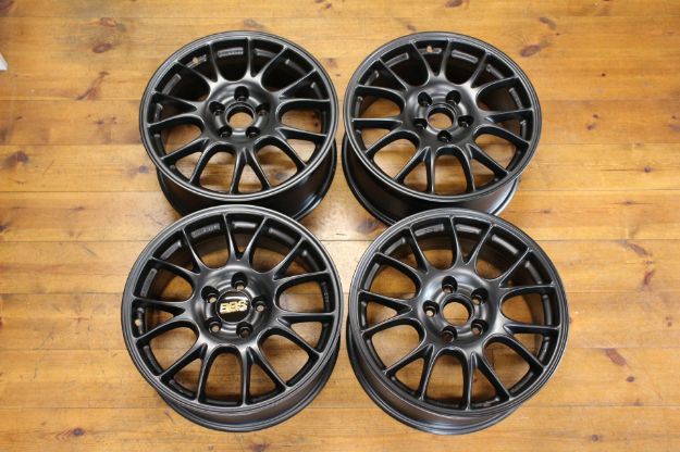 Picture of BBS CO ALLOY WHEELS 17"X 7.5" 5X112 ET47 SATIN BLACK VW Golf Mk5/6/7 Caddy 